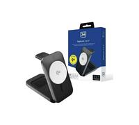 Chargeur 3 en 1 - 3MK - MagRocket - 15W - Qi2 - Noir