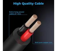 Chargeur 3000mA DC 12v pour AVM FRITZ!Box 7570 / 7490 / 7430 / 7390 / 7360 / 7330 / 7270 / 7170 / 4020 / 3270 / 3170 / WLAN Router