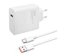 Chargeur 33w pour Note 13/12/11 Pro/11s/10/12 13 Pro, Chargeur USB C avec Câble 2M pour Mi 11, 11 Lite, 10 Pro, 10T Lite, POCO X6/X3/F3/X5/M5/F2, Chargeu pour USB C Câble