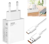 Chargeur 33w Pour Xiaomi, Chargeur Rapide Avec Câble Usb C De 2m, Charge Rapide Type C Portable Pour Xiaomi Mi 13 Mi 12 Pro Mi11 11 Redmi Note 12 12 S 11 11 Pro 10 10 Pro Poco X4