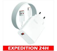 Chargeur 33W - ZISONIX - Compatible Xiaomi 13/12 Pro/11 - Câble USB C 2M - Charge rapide - Design compact
