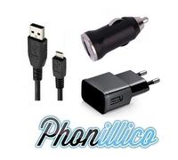 Chargeur 3en1 - Nokia - Lumia 635 - Chargeur secteur - Chargeur voiture - Câble USB