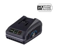 Scheppach Chargeur IXES 20V - SBC4.5A - 4,5A - Li-ION - 230-240V/50Hz - Longue durée de Vie - Voyant de Charge - Rechargement Rapide