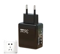 Chargeur 4 Ports - Bloc USB Multiport 36 W, Système De Charge Rapide Intelligent, 3 Sorties USB-A Plus, Distribution D'énergie Stable | Utilisation À Domicile pour Le Chargement Simultané De Tél