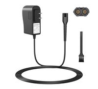 Chargeur 4 V pour tondeuse Wahl Magic Clipper 8148/8164/8591/8509/1919 et Trimmer 9649, adaptateur secteur de rechange pour cordon d'alimentation sans fil avec brosse