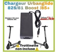 Chargeur 42v Urbanglide 82s , Urbanglide 81,Urbanglide boost,Urbanglide 85+ pour trottinette électrique Urbanglide [pour batt 36v]
