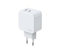 Chargeur 45W 2x USB-C Power Delivery GaN Ultra Rapide Blanc