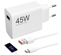 Chargeur 45W et câble USB C, câble USB C 6A 2M de Charge et de Transfert de données, Chargeur Rapide, Les modèles sont Note 14 Pro 5g, Note 14 Pro, 14, 13, 12, X7, et Plus