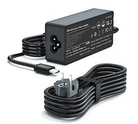 Chargeur 45W USB-C pour Lenov o Chromebook 100e 300e 500e c330 c340, ThinkPad T480 T480s T490 T490s et HP Chromebook, Dell Chromebook, ASUS Chromebook, Acer Chromebook Type-C Adapter