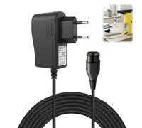 Chargeur 5.5V Compatible avec Kärcher WV50, WV60, WV70, WV2, WV1 Plus, WV-2 Plus, WV-2 Premium, WV5, WV5 Plus N, WV Black Edition et KV4 Chargeur pour Lave Vitre Adaptateur Secteur avec Câble 1,5 m