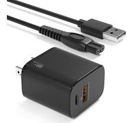 Chargeur 5 V pour Philips Norelco OneBlade QP2724 QP2834 QP1324 MG5910 MG7910 MG9510 MG9520 PQ888 PQ889, cordon d'alimentation One Blade pour rasoir Philips Norelco 2400 3600 USB