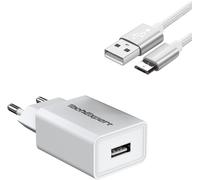 Chargeur 5V 2000Mah Blanc Compatible Acer Iconia One 7 / Iconia A3 / Iconia Tab 7 8 / Iconia B1-A71 / A1-810 / A3-A20 Et Toute Tablettes Acer Avec Port Micro Usb[USBC367]