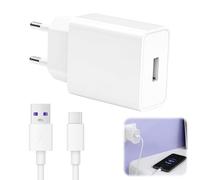 Chargeur 5V 2A, Chargeur USB Secteur Adaptateur Prise USB C | avec Câble de Charge Rapide de 2M 2A Compatible avec iPhone/Samsung/Xiaomi/Lecteur eBook/écouteurs/Jouet/Lampe Table/Teléfon