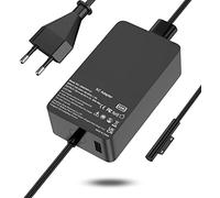 Chargeur 65W Compatible avec Surface Pro X/8/7/6/5/4/3, Go 2/3, Laptop, Book, Notebook/Tablette avec Port USB