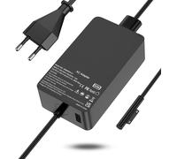 Chargeur 65W, Compatible Avec Surface Pro X/8/7/6/5/4/3, Surface Go 2/3, Surface Laptop,Surface Book,Surface Notebook/Tablette Avec Port Usb