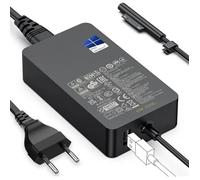 Chargeur 65W Surface Pro/Laptop/Book/Go, Compatible Microsoft Surface Pro 3-9, Laptop 1-7, Book 1-3.