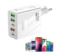 Chargeur 65W USB C Pour Laptop - Bloc Chargeur Compact, Adaptateur Alimentation USB C Rapide | Station De Charge Portative, Adaptateur Secteur Performant, Chargeur Rapide Pour Ordinateur