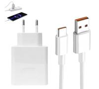 Chargeur 66W, Supercharger pour Magic 7 Lite avec 6A Câble USB C 1m, Chargeur Rapide 66W pour 90/200/70 Lite X6b X8b Pad X8a X9 Magic6 6Pro 5 5Pro