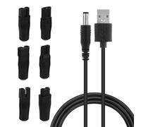 Chargeur 7PCS 5V USB de Rasoir Câble Universel pour Philips Oneblade Braun Tondeuse Aspirateur Piscine Intex pour Différentes Marques de Rasoir Kit de Chargeur,Purificateurs