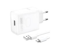 Chargeur 80W SuperVOOC pour OP, realme & OnePlus | Adaptateur Secteur USB-C à Charge Rapide, Chargeur Original OP, Charge Flash sûre, Compatible Smartphones,Contient Un câble de données de 1 M