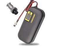 Chargeur 84V, 8A Réglage de l'alimentation, Chargeur Intelligent Voiture Scooter électrique avec Prise pour Batterie Li-ION 20S 72V Haute Performance (GX 16 3-Prong Inline Stecker)