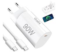 Chargeur 90W pour Xiaomi, 90W Chargeur Rapide avec GaN Tech pour Xiaomi 15 Ultra 14T 14 13 Ultra POCO X7 Pro pour Redmi Note 14 13 12 Pro POCO F6 Pad 7Pro, avec Câble Typ C 1M