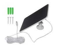 Chargeur à anneau solaire, capteur intelligent rechargeable résistant aux intempéries | Sonnette de porte à anneau, chargeur de panneau solaire, pour intérieur, bureau, appartement, dortoir, balcon, P