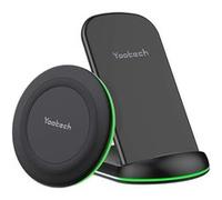 Chargeur à Induction, 2 Pack compatible avec iPhone 12/12 Pro/SE 2020/11/11 Pro(Noir)-Chronus NOIR G