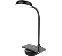 BBC Chargeur à induction Glo – 15 W avec lampe de table – Noir
