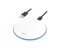 Chargeur à Induction Blanc Compatible pour LG G8 / G7 / V35 / V30 / G6 PLUS / G6 / Recharge Sans Fil Rapide Système Qi Wireless Power