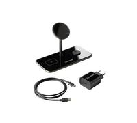 Intenso Chargeur à induction MB13 black 3in1 7410810 Sorties standard Qi noir