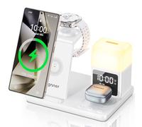 Chargeur à Induction pour Samsung, Station de Charge 6 en 1 pour Samsung S25 Ultra/S25/S24 Ultra/S23/Z Flod 6/Z Flip 6,Chargeur Rapide pour Galaxy Watch Ultra/7/6/54/3/2, Galaxy Buds 3/3 Pro/2