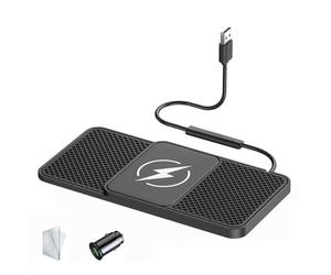 Chargeur à Induction Voiture pour Alfa Romeo Alfetta Giulia Giulietta MiTo Spider Stelvio, Tapis De Charge sans Fil Antidérapant Pad Stable Compact Accessoires,B 30cm cable USB plug-Normal