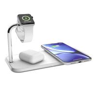 Chargeur à induction ZENS Dual qi Apple-Watch ZEDC05W 2000 mA Sorties standard Qi blanc 1 pc(s)