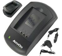 Chargeur AccuCell compatible avec Pentax D-LI8, Optio A-W series