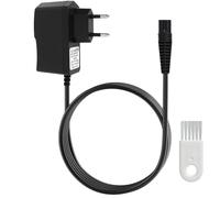 Chargeur Adaptateur 12V pour Braun Rasoir Électrique Série 9/7/6/5/4/3/2/1, Remplacement d'alimentation Chargeur, Cable Alimentation Rasoir, avec Brosse de Nettoyage, Protection Multiple