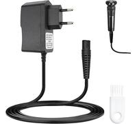 Chargeur Adaptateur 12V Pour Braun Rasoir Électrique Série 9/7/6/5/4/3/2/1,Remplacement D'Alimentation Chargeur,Cable Alimentation Rasoir Avec Brosse De Nettoyage