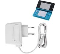 Chargeur Adaptateur Accueil Câble Chargeur Commutateur Compatible avec 2DS NDSi 3DS LL NDSi Système Console De Jeu Pratique Accessoires (White)