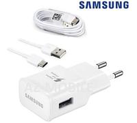Chargeur Adaptateur Secteur Rapide AFC Original Samsung + Cable USB-C 120cm Pour Tablette Galaxy Tab A7 10.4 (2020) / Tab S6 (2019)