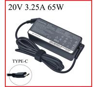 Chargeur adaptateur secteur USB type-c AC pour ordinateur portable, 20V, 3,25 a, 65W, pour Lenovo Thinkpad X1 Carbon Yoga X270 X280 T580 P51 P52s E480 E470 S2 sans cordon d'alimentation