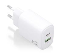 Chargeur Aisens 25W - 1xUSB-C PD3.0 - 1xUSB-A QC3.0 - Blanc