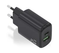 Chargeur Aisens 25W - 1xUSB-C PD3.0 - 1xUSB-A QC3.0 - Noir