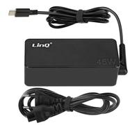 Chargeur Alimentation USB C pour Ordinateur portable Power Delivery 45W LinQ Noir