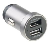 Revolt Chargeur allume-cigare 12 / 24 V 2 x USB - 4,8A