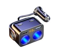 Chargeur Allume-Cigare 12 V USB répartiteur de Prise QC 3.0 Charge Rapide Adaptateur Secteur Automatique Chargeur(Type 2)