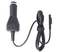 chargeur allume-cigare 15 volts Microsoft Surface Pro 5, 6, 7, X courant de charge 2,58A, respecter les tensions, 112,5 cm de longueur de câble