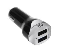 Chargeur allume-cigare 2.4A 1.5m Silver Energy MCE157