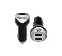 Chargeur allume-cigare 2.4A 1.5m Silver Energy MCE157