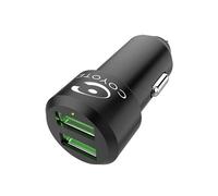 Chargeur allume-cigare COYOTE 2 USB + Câble droit