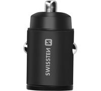 chargeur allume-cigare 30W double port USB-C Power Delivery, Swissten - Noir